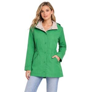 London Fog Green Coat Size 14 Reg